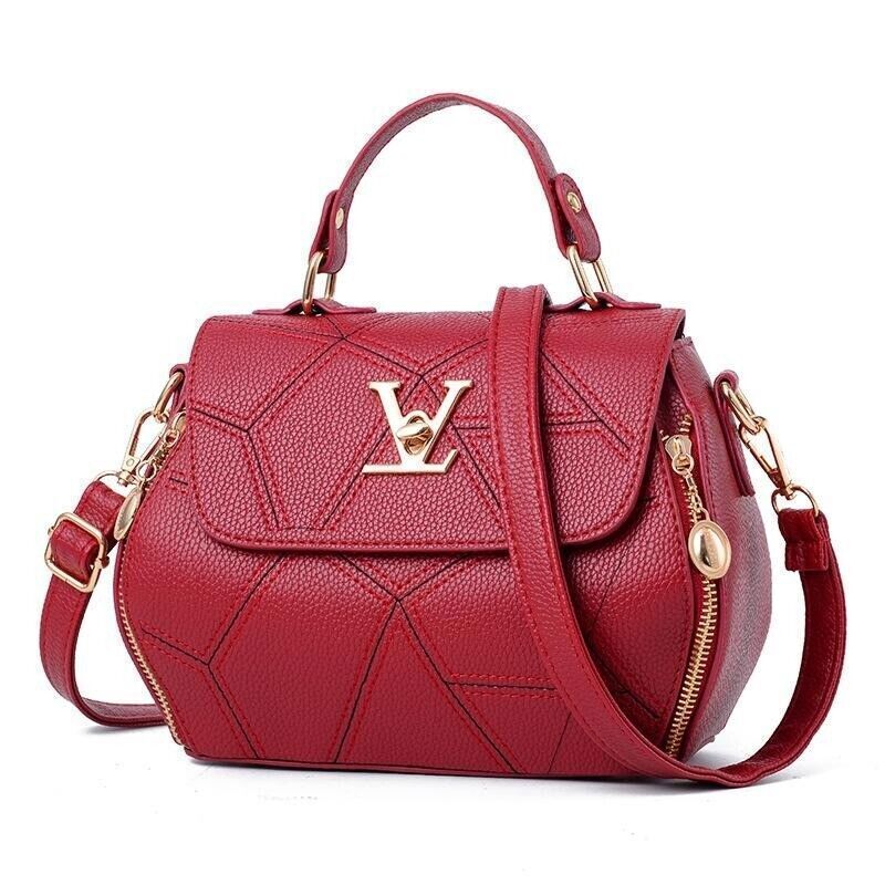Women Luxury Leather Clutch Bag Handbag Ladies Casual Shoulder Bag Messenger Bag