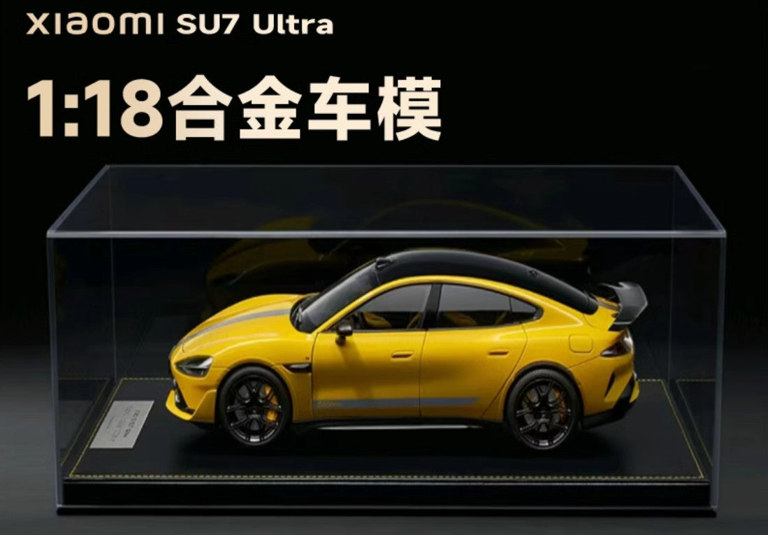 1:18 29CM Xiaomi SU7 Ultra Car Vehicle Sports Roadster Supercar Diecast Model