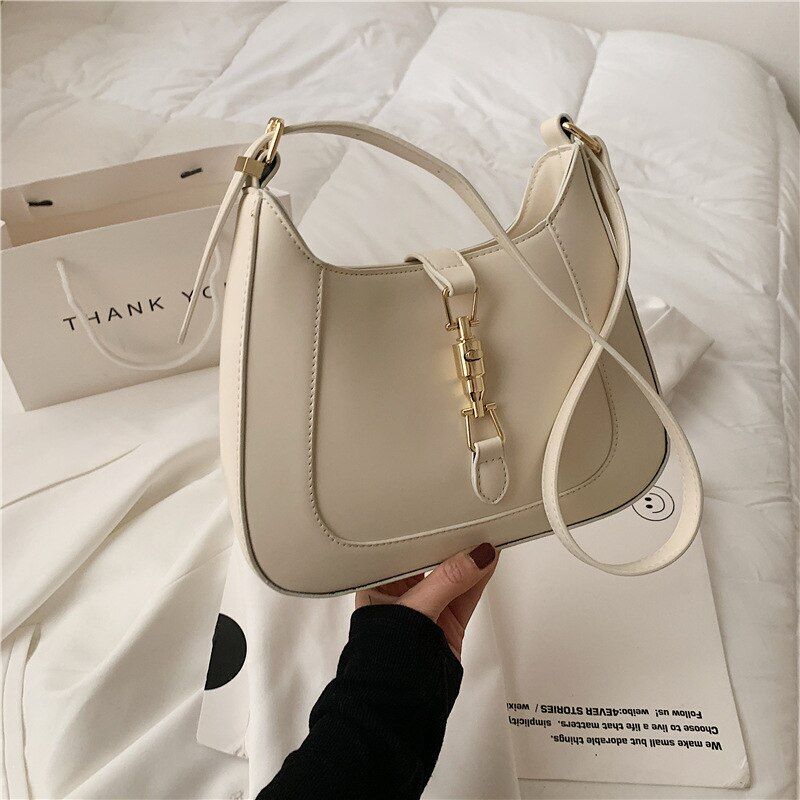 Purse Handbag Leather Shoulder Crossbody Bags Women Underarm Bag Polyester 1 PC