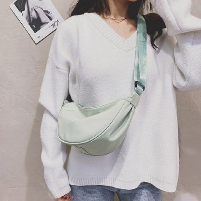Shoulder Bags Canvas Casual Waist Pack Summer Shoulder Crossbody Chest Bags 1PC