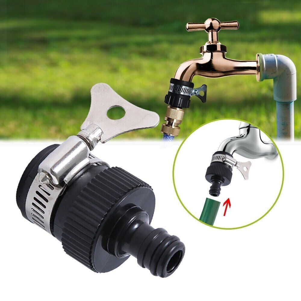 2 X Adapter Garden Pipe Hose Swivel Aerator Multi Thread Hose Faucet Adapter Kit