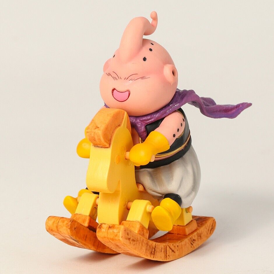 Anime Dragon Ball Majin Buu Action Figure PVC Model Figurine Toy with Hobbyhorse