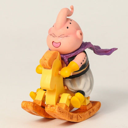 Anime Dragon Ball Majin Buu Action Figure PVC Model Figurine Toy with Hobbyhorse
