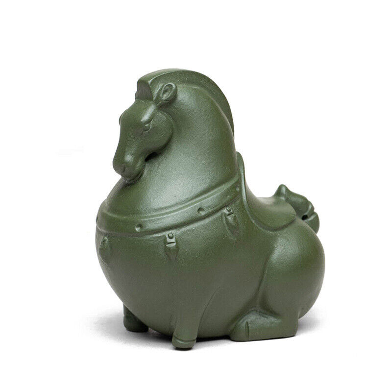 Horse Statue Handmade Tea Pet Home Decoration Yixing Zisha Tea Play Small Size