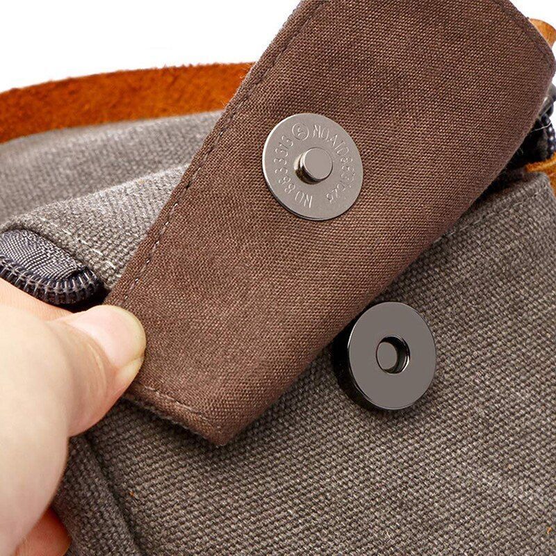 Toiletry Bag Shaving Kit Bag Leather Travel Shaving Bag Canvas Purse 24x12x15 Cm
