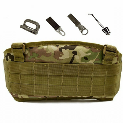 Army War Battle Belt Military Tactical Nylon Waist Bag Tools Carrier CS Belt