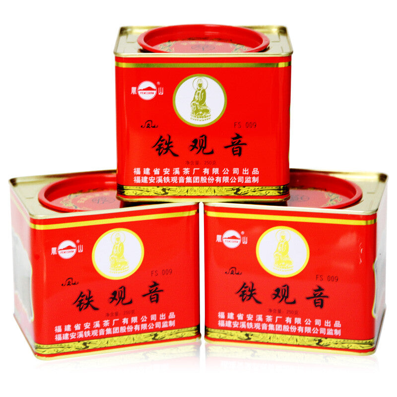 Strong Aroma Chinese Anxi Tie Kuan Yin Tea Fengshan Premium Tie Guan Yin 250g