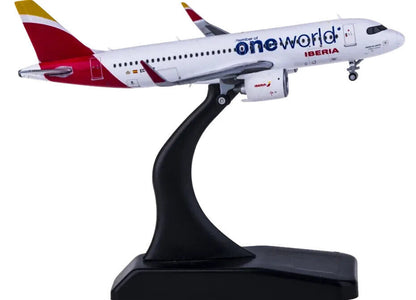 1:400 JC Wings IBERIA One World AIRBUS A320neo Passenger Airplane Diecast Model