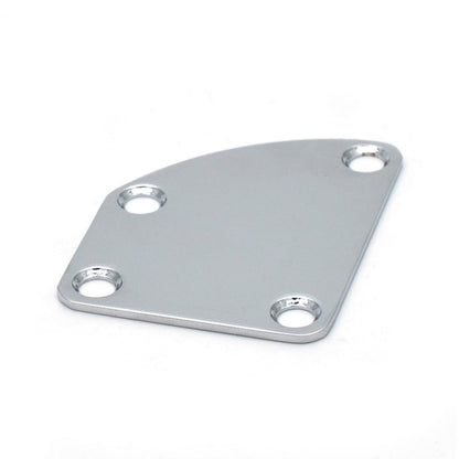 Silver Electric Guitar Neck Plate Cutaway Neck Joint Plate For Strat Tele Bass k