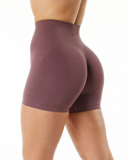 High Waist Seamless Yoga Shorts Scrunch Lift