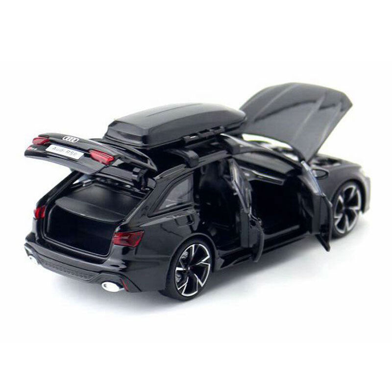 1:32 Audi RS6 Wagon Model Car Diecast Toy Cars Alloy Metal Vehicle Light Sound