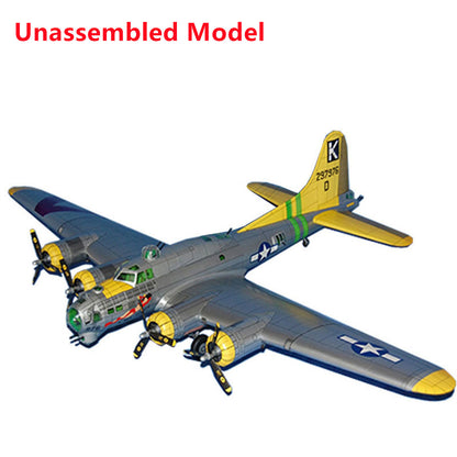 B-17 Flying Fortress Heavy bomber Handcraft Paper 1/47 Model Gift Kit For Boeing