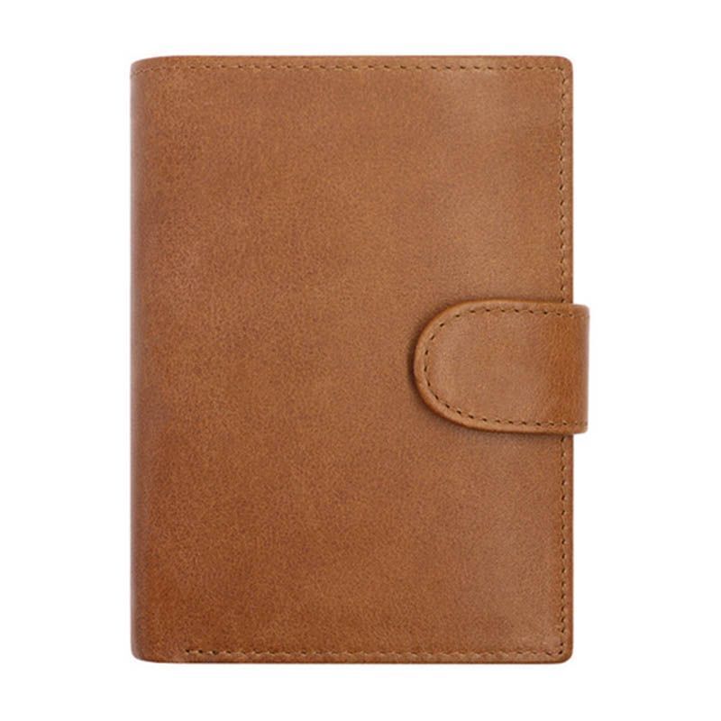 Wallet Retro Style Genuine Leather Wallet Purse Credit Card Holder Bag 10*13.5CM