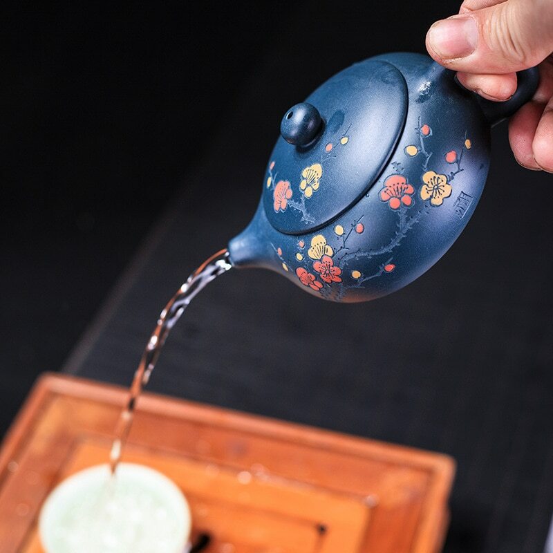 160ml China Yixing Teapot Handmade Purple Clay Kung Fu Tea Set Kettle Xishi Pot