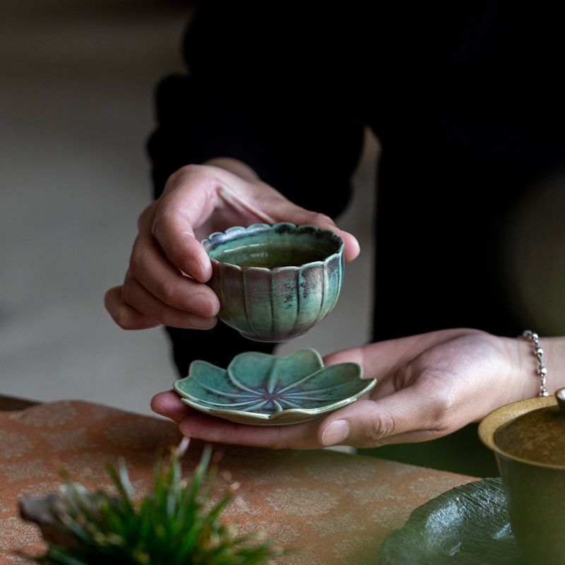 85ml Hand-painted Retro Chinese Ceramic Kung Fu Tea Set Tea Cup Tea Bowl Cup