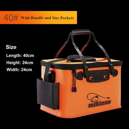 Fishing Box Bags Handing Outdoor Plastic Bucket Fish Sea Waterproof Accessories