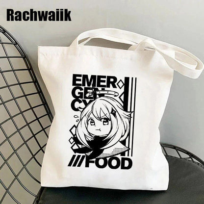Shopping Bag Graphic Tote Purse Canvas Shoulder Bag Eco Large-capacity Polyester