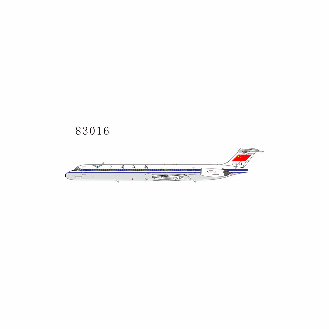 1:400 NGmodels CAAC McDonnell Douglas MD-82 B-2124 Airplane Diecast Plane Model