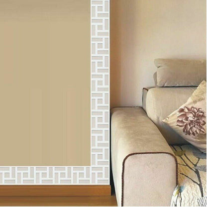 Wall Mirror Stickers 30Pcs 5*5CM 3D Waist Line Acrylic Decorations Living Rooms