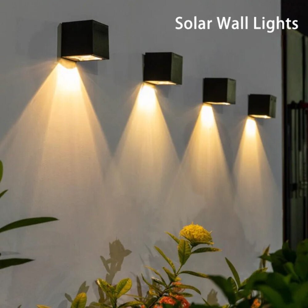 Solar Wall Lamp – Modern LED Outdoor Lighting