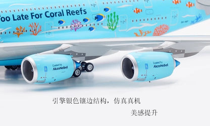 1:200 37CM SQ Wings Hifly AIRBUS A380 Passenger Airplane Diecast Aircraft Model