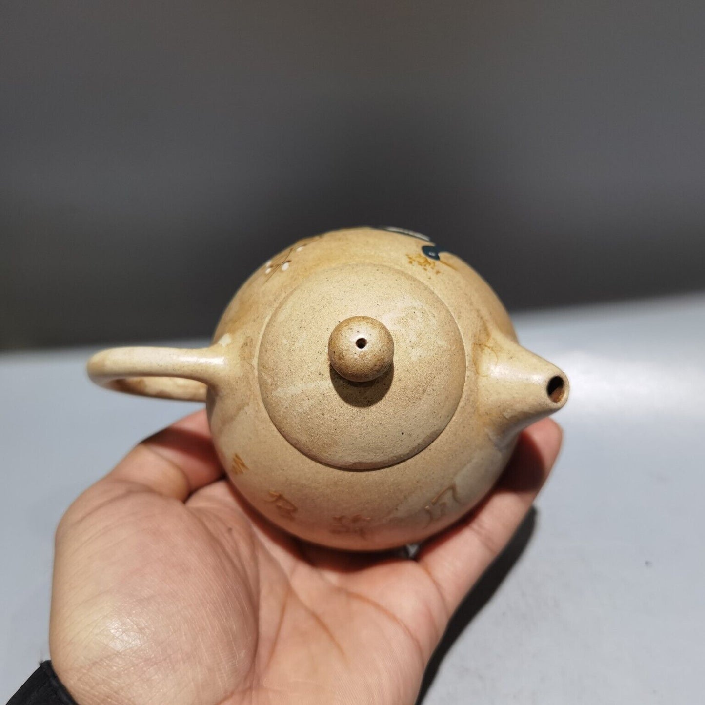 Vintage Chinese Yixing Purple Clay Teapot Zisha Ceremony Fine Peacock Teaware