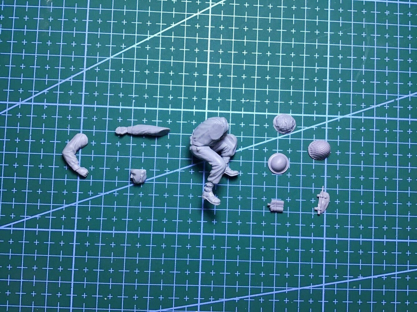1/35 resin figures model British PDR Crew 5 soldiers Unassembled Unpainted