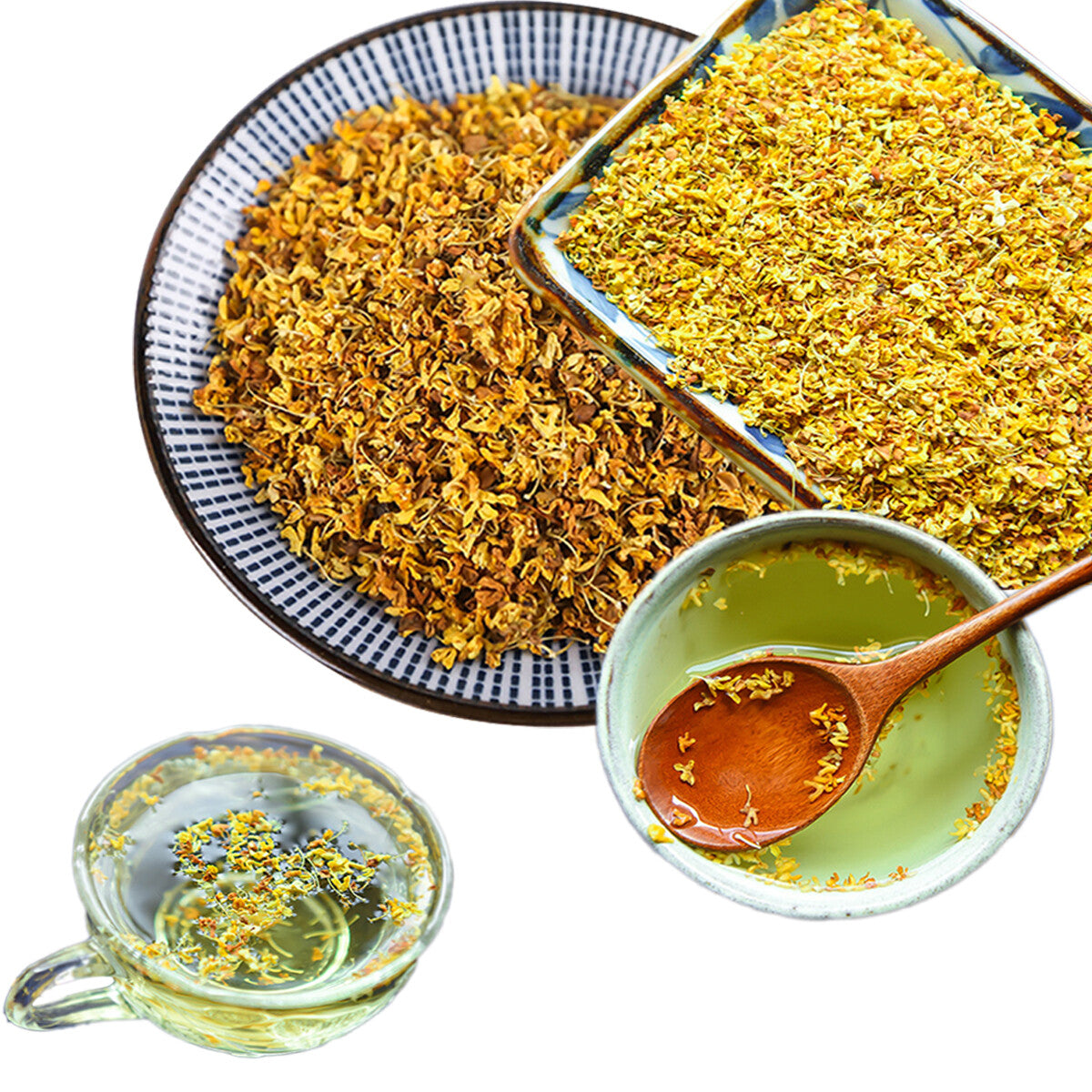 Chinese Premium Sweet-scented Osmanthus Flower Organic Dried Fragrans Tea Herbal