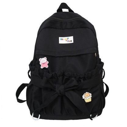Fashion Waterproof School Bag Cotton Backpack Traveling Laptop Bags 31*13*42 CM