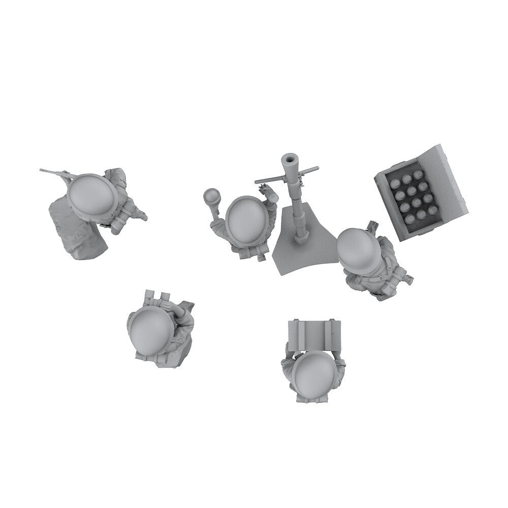 SSMODEL SSRQ35003 1/35 Q-Version Original Soldier Artillery Five Person Group