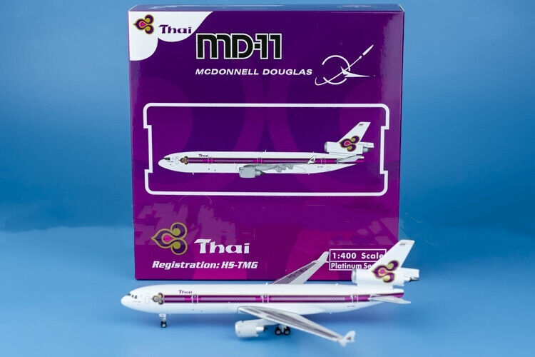 1:400 Phoenix Thai McDonnell Douglas MD-11 Passenger Airplane Diecast Model