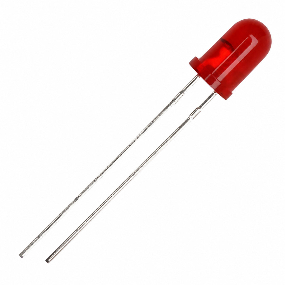 10 Pack Diffused Lens LEDs - Standard - Bright Red - 5mm