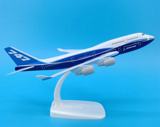 20CM BOEING 747-400 Aircraft Plane Diecast Aeroplane Airplane Model Collection