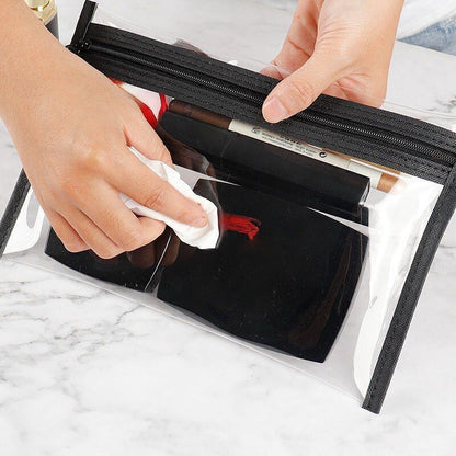 Transparent Waterproof Makeup Pouch Organizer Toiletry Traveling Cosmetics Bags