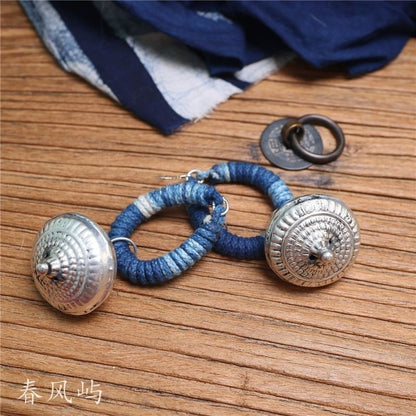 Moroccan Vintage Ethnic Earrings Bohemian Bell Dangle Earrings for Women