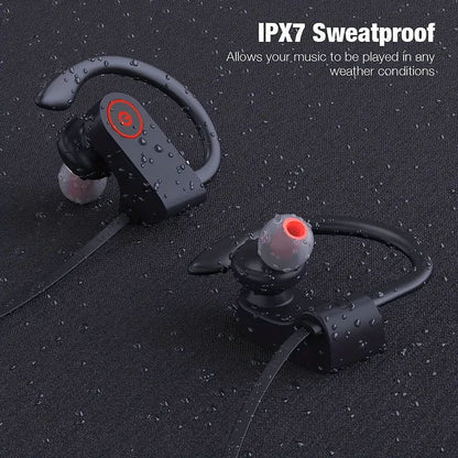 Waterproof Bluetooth 5.0 Earbuds Stereo Sport Wireless Headphones in Ear Headset