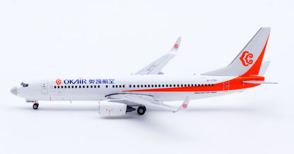 1:400 JC Wings Okay Airways Boeing 737-800 Passenger Airplane Diecast Model