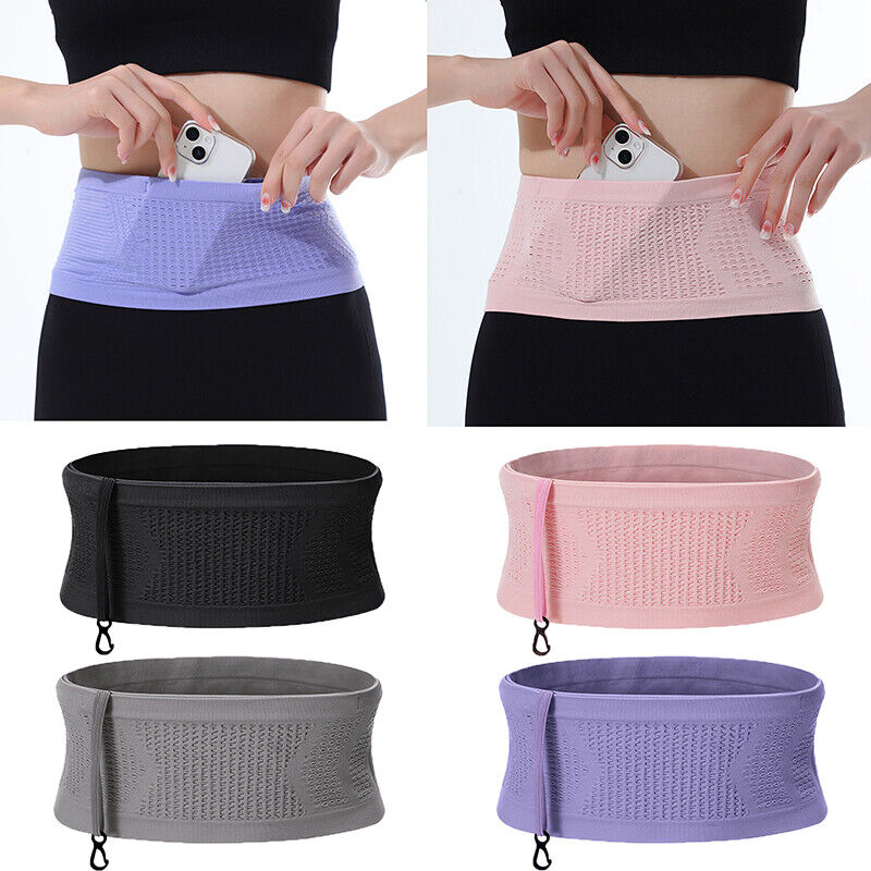 Unisex Sports Fanny Pack Waist Money Belt Pack Running Waist Bag Breathable