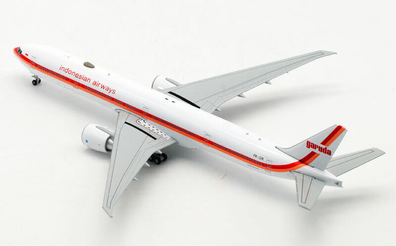 1:400 JC WINGS Indonesian Airways BOEING 777-300ER Passenger Plane Diecast Model