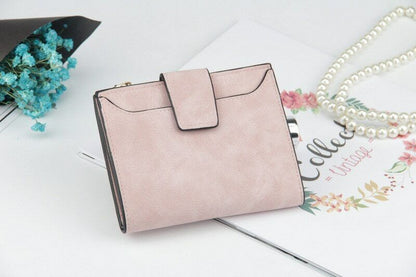 Female Coin Purse Card Clamps Cash Clip Women Wallet Billfold Lady Pouch Handbag
