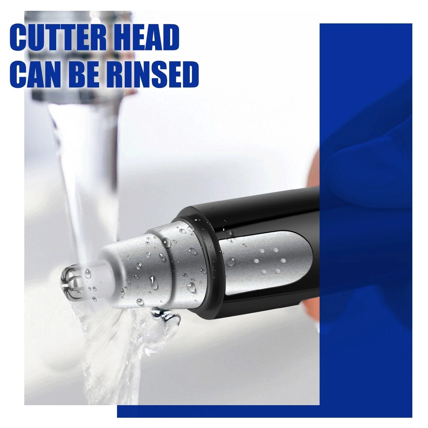 Electric Nose Ear Hair Trimmer Face Eyebrow Mustache Beard Shaver Clipper Unisex