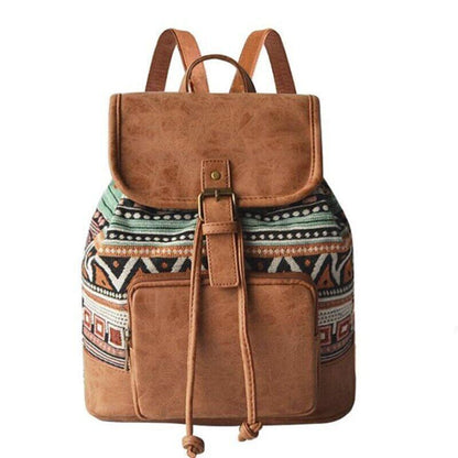 Women Printing Backpack Canvas School Bags Shoulder Bag Travel Bagpack Rucksack