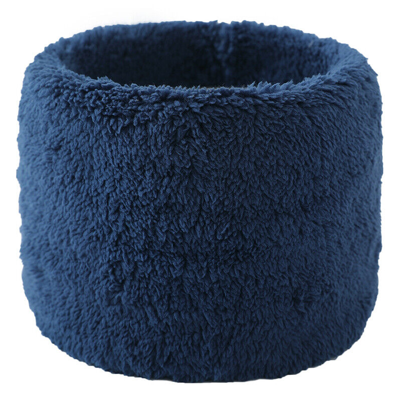Unisex Winter Warm Plush Ring Scarf Faux Rabbit Fur Headband Collar Bandana