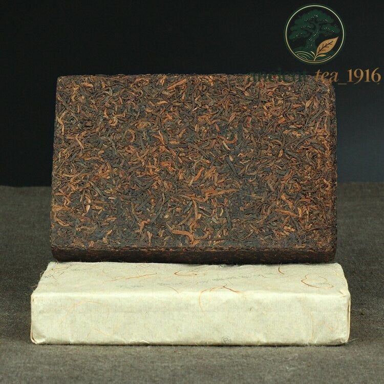 250g 2024 Puer Tea Brick Yongzhen Ripe Pu Erh "Palace Pu'er Tea Brick" Shu Puerh