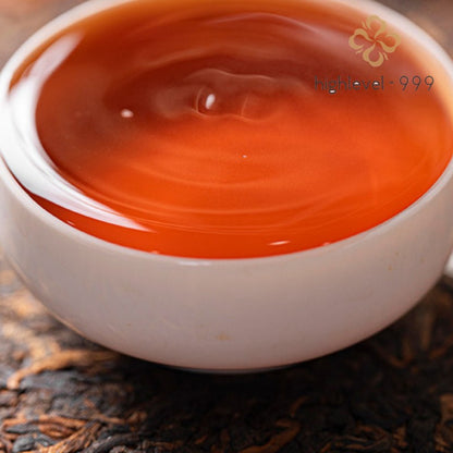 Pu'er Tea Ripe Shu Cha Cake 357g 10 Year Aged Bing Dao Ancient Tree Yunnan
