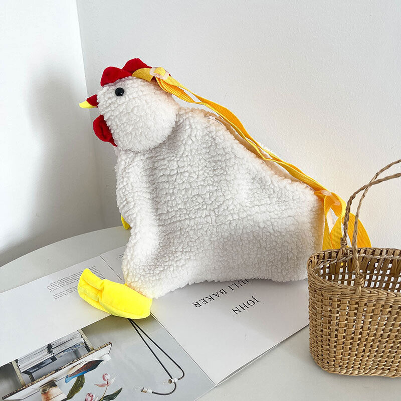 NEW Fashion Women Crossbody Bag Cartoon Chicken Pattern Casual Shoulder Bags US