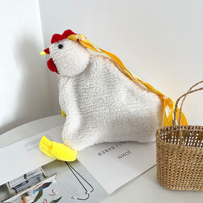 NEW Fashion Women Crossbody Bag Cartoon Chicken Pattern Casual Shoulder Bags US