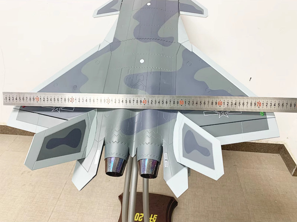 1:18 120CM China J-20 Stealth Fighter Aeroplane Diecast Military Aircraft Model