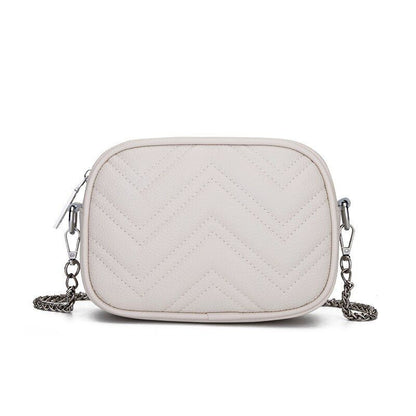 Women's Bag Leather Shoulder Bag Handbags Chain Small Ladies Crossbody Purse Sac