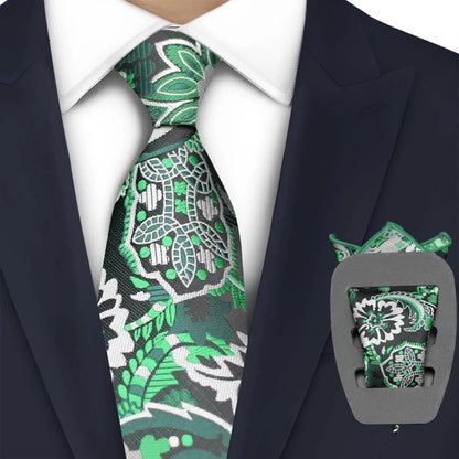 Men Necktie 2Pcs Jacquard Woven Paisley Tie Handkerchief Business Party Wear 7cm